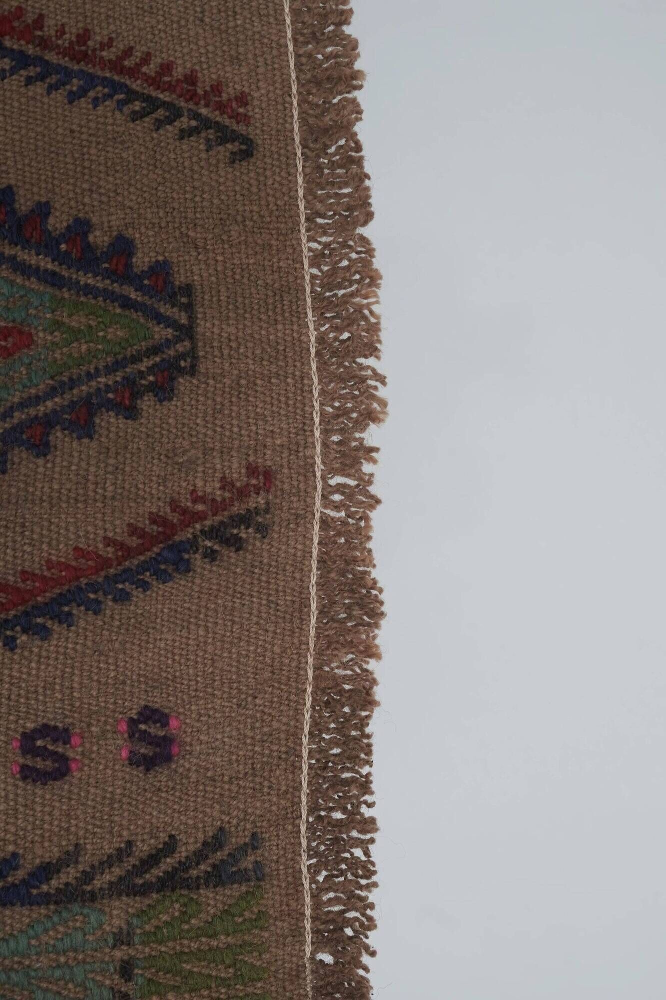 Vintage Turkish hallway rug 46x401 cm