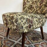 Fauteuil cocktail - tissu fleuri