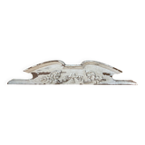 Patinated wooden pediment