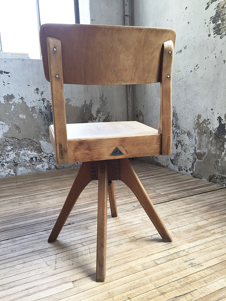Chaise Casala pivotante hêtre