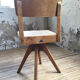 Chaise Casala pivotante hêtre