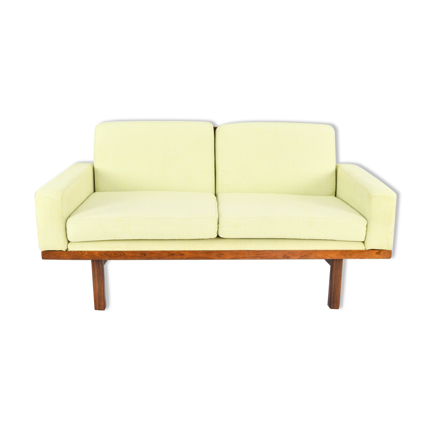 Eric merthen scandinavian modern tornado sofa 2-seater for ire möbler sweden 60s