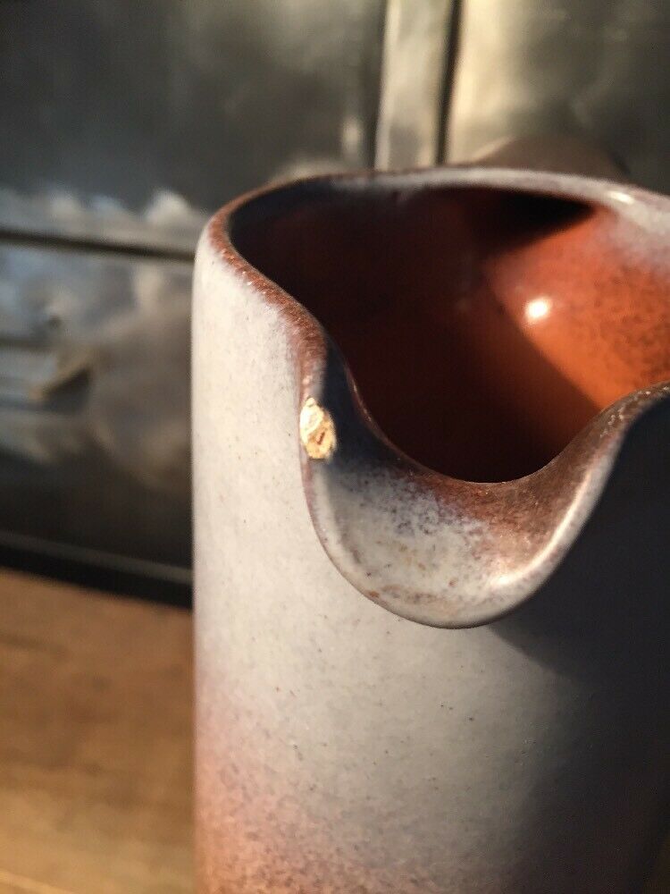 Ceramic pitcher signed Stocker 60s