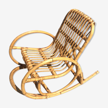 Rocking chair rattan for child