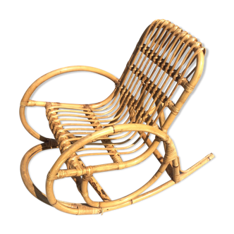Rocking chair rattan for child