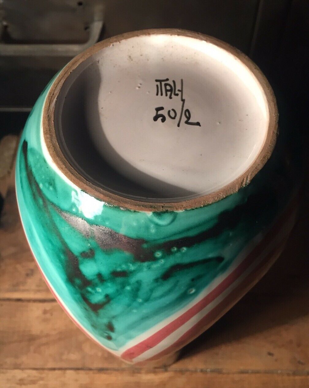 Vintage ceramic vase Italy