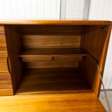 Scandinavian high enfilade 1960 solid teak