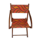 Chaise pliante bois camping style scandinave 1960