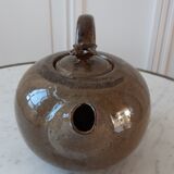 Théière en grès artisanal années 60-70