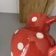 Moulin des Loups earthenware polka dot pitcher