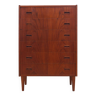 Teak chest of drawers, Danish design, 1970s, production: Denmark