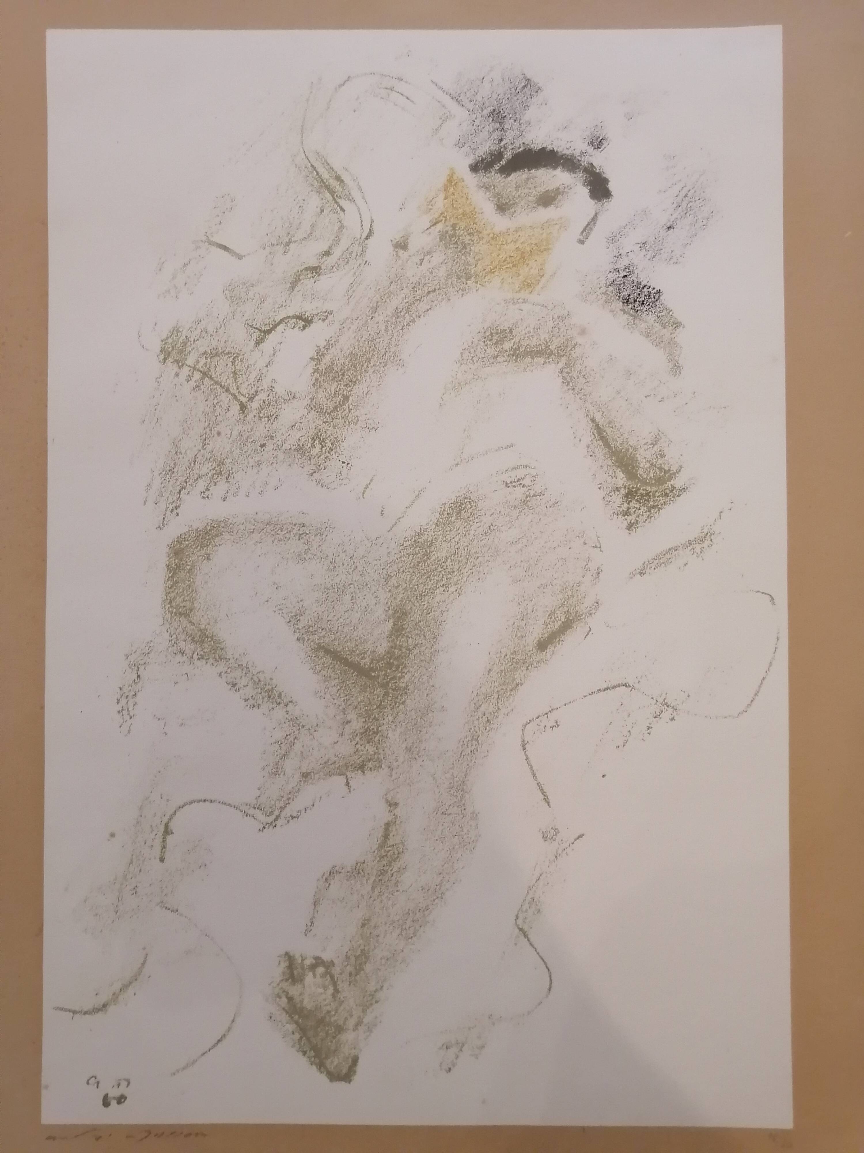 André Masson (1896–1987) – The Reader, original signed lithograph, Paris
