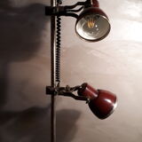 Lampadaire Fase rouge 1950 2 spots