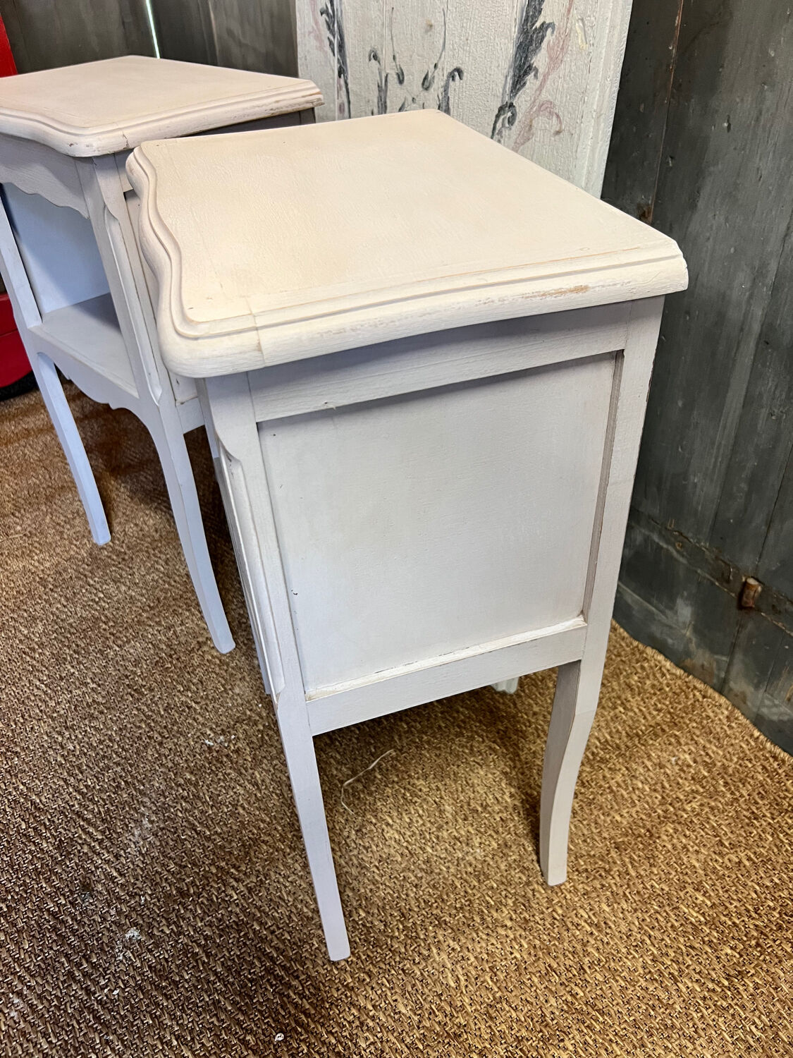 Pair of revamped bedside tables
