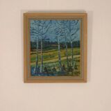 Paysage aux bouleaux par Thorp