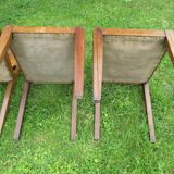 4 Art-deco Circa Chairs 1940
