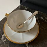 12 silver mocha spoons with flower decoration dating from 1916