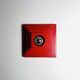 Multi-Layered Pyramid Wall Lamp In Red By Hustadt Leuchten, Germany 1970S