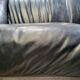 Pierluigi Cerri sofa model Pause signed Poltrona Frau in Black leather Design
