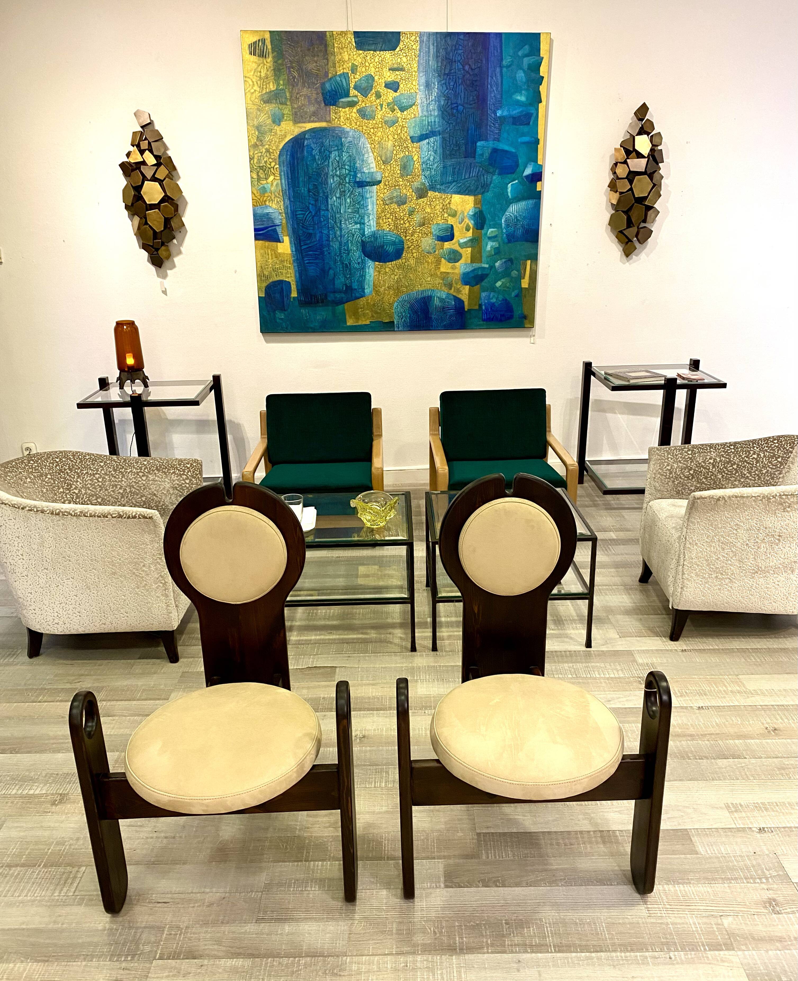 Paire de fauteuils de salon Mid-Century par Szedleczky Design