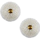 Scandinavian glass ceiling lamp by Carl Fagerlund for Orrefors, Sweden, 1960s