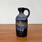 Carafe vase in German pottery WGP Fat Lava mid-century style by Ruscha, 1960s.