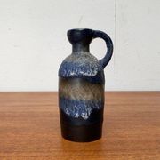 Carafe vase in German pottery WGP Fat Lava mid-century style by Ruscha, 1960s.