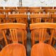 Set of 32 vintage bistro chairs