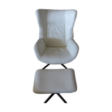 Armchair and pouf