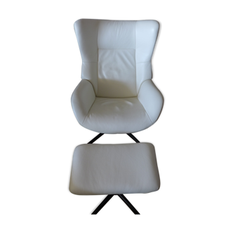 Fauteuil & pouf