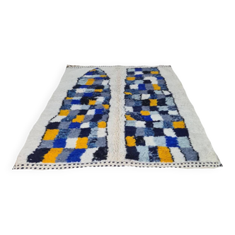 Tapis berbère en laine fait main 250 x 150 cm