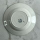 Céranord Saint Amand deep plate with green crown decoration.
