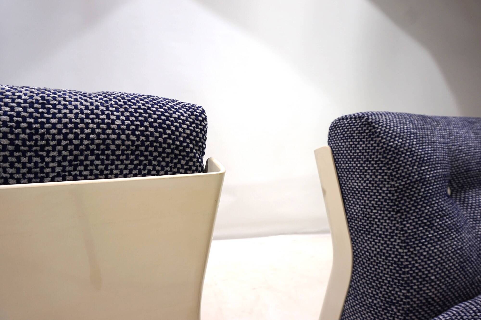 Set of 2 C&B Italia Amanta modular lounge chairs by Mario Bellini, 1970