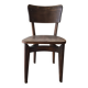 Bistro chair in wood, Baumann style.