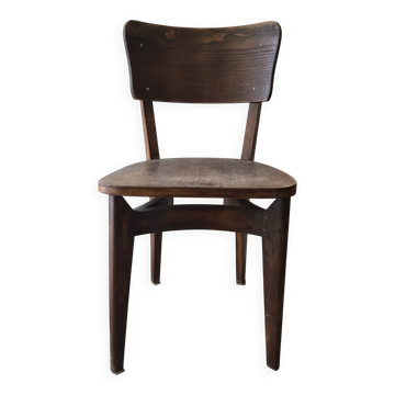 Bistro chair in wood, Baumann style.