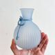 Blue glass soliflore