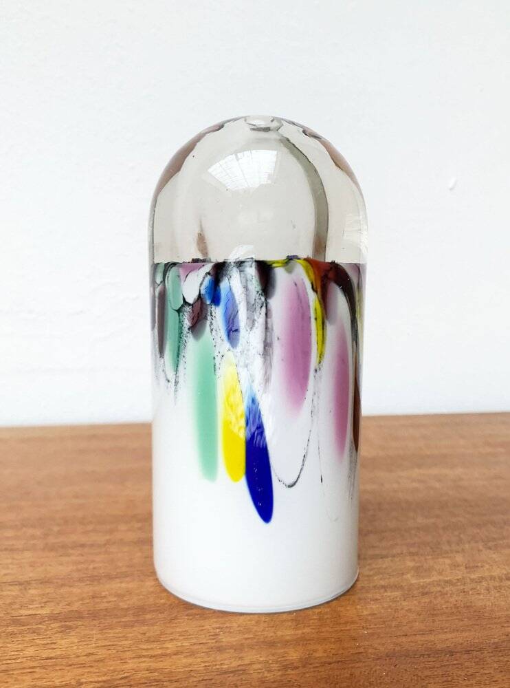 Postmodern glass vase by Hans Jürgen Richartz for Richartz Art Collection, 1980s.