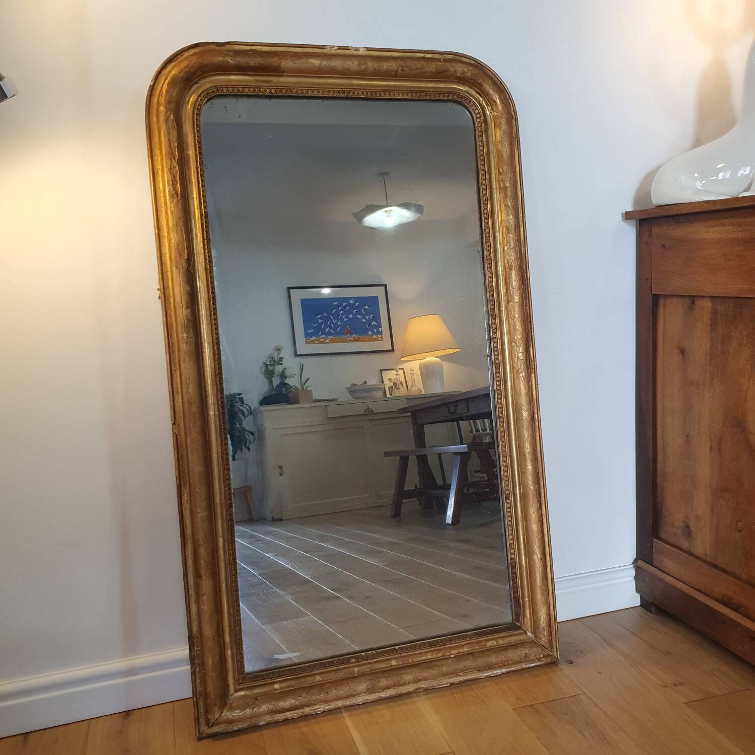 Louis Philippe gilded mirror