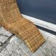 Vintage rattan deckchair