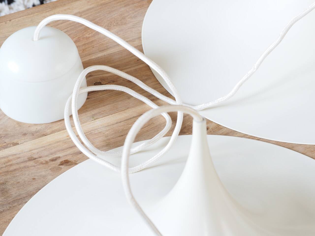 Pair of pendant lights model Semi by BONDERUP and THORUP