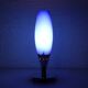 Blue glass lamp 1980