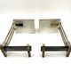 Diamant Art Studio Pair of Bauhaus cubist shaped Lamps. Marked 'New York 1938' & Numbered