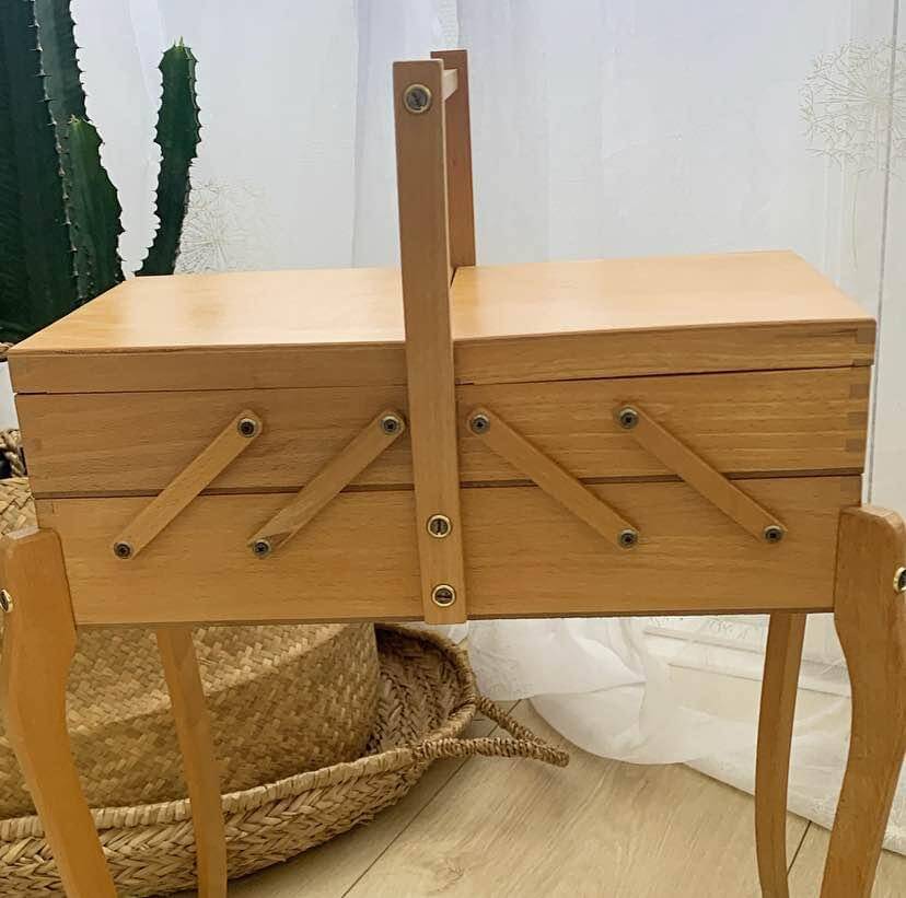 Vintage sewing machine or box