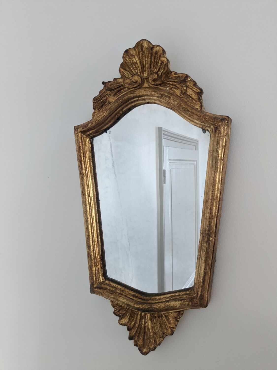Mirror rocaille Louis XV style 20x39cm
