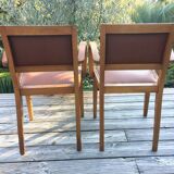 Pair of 50s bridge chairs