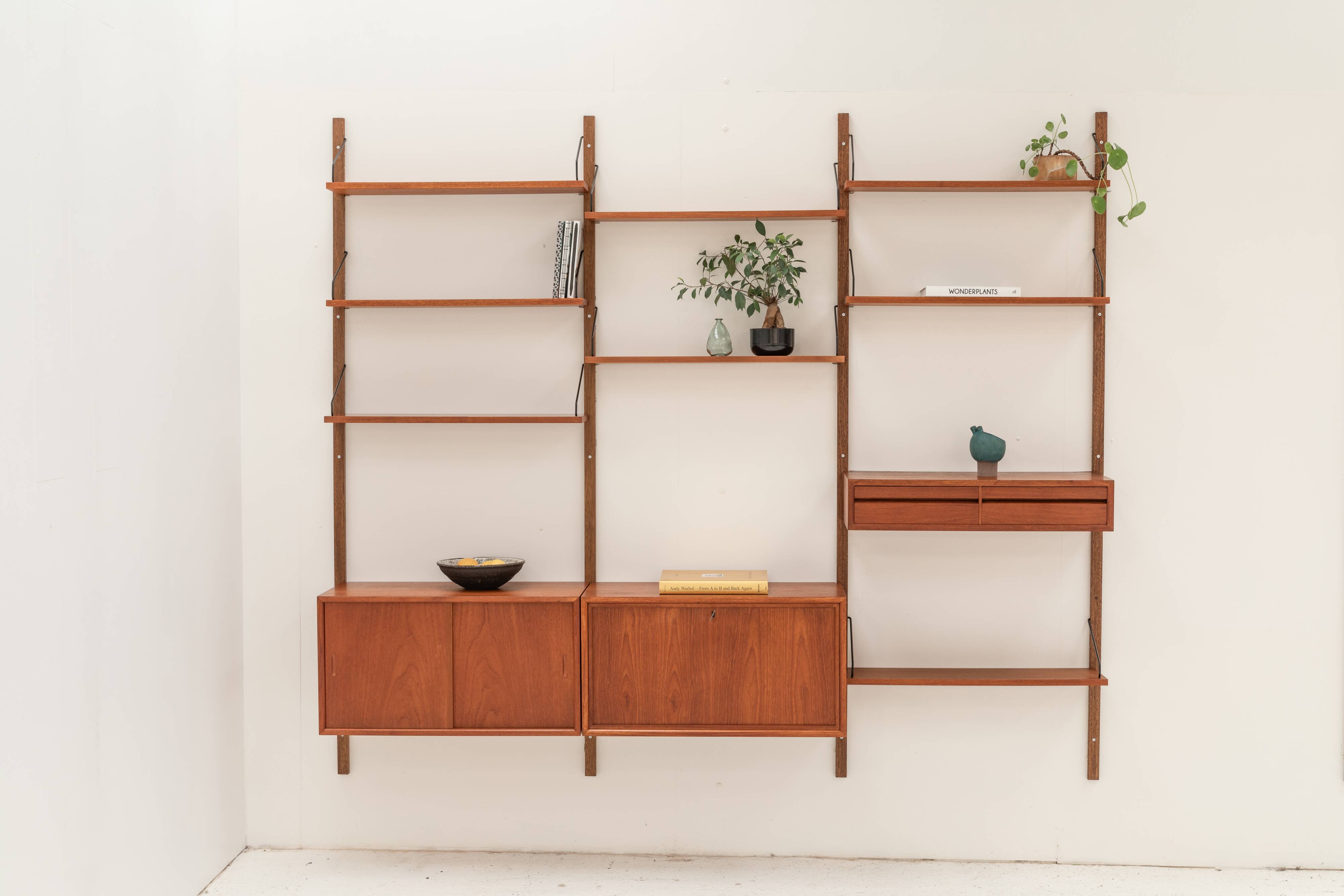 3-column wall unit by Poul Cadovius