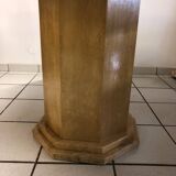 Octagonal Travertine Dining Table Circa 1980