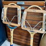 Pair of vintage tennis rackets