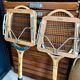 Pair of vintage tennis rackets