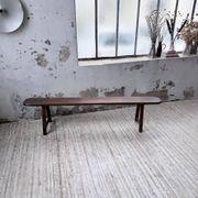 Banc de ferme chêne 1950